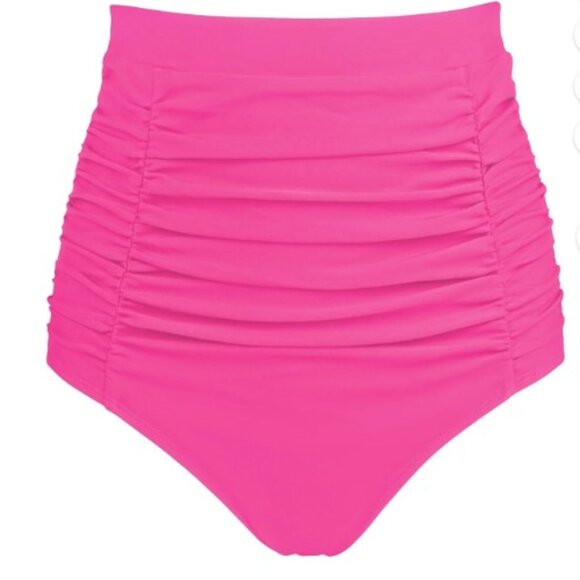 RELLECIGA Other - Relleciga Hot Pink High-Waist Bikini Bottom – Size S – NWT